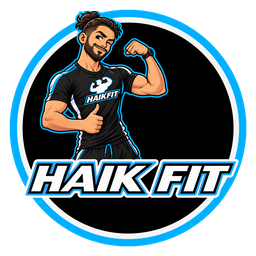 HaikFit cartoon Haiko badge logo